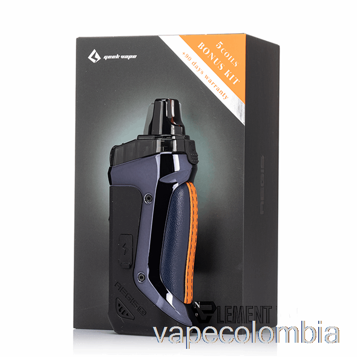 Kit De Vapeo Completo Geek Vape Aegis Boost 40w Pod Mod Kit Le Bonus Kit - Azul Marino